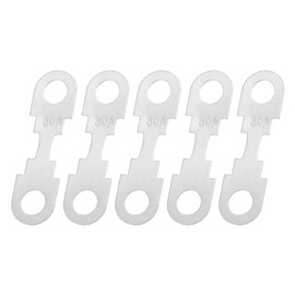 X AUTOHAUX 5pcs 30A 12V High Current Strip Fuses for Auto Audio Fuses Holder