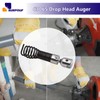 63065 Drop Head Auger T-217 4" for Ridgid K-40/45, K-50/K-3800/K-400、Steel