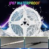 Yiswhis 16.4FT RV Awning Lights, 12V Camper LED Light Strip