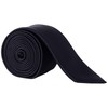 DonDon Mens Handmade Silk Look Ties 6cm, black