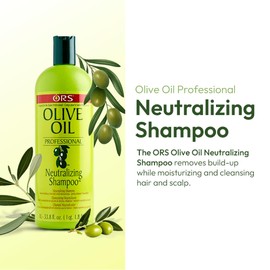 ORS Olive Oil Professional Neutralizing Shampoo to Nourish, Soften & Add Shine 33.8 Ounces