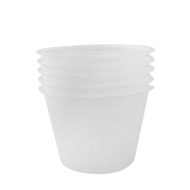 JCBIZ 5pcs Plastic Transparent Rice Measuring Cup 180ml Rice Cooker Measuring Cup for Dry and Liquid Ingredients