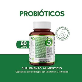LIFEED5 Enzimas Digestivas y Probióticos | 60 cápsulas | 500mg por porción