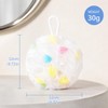 2 Pcs Loofah Sponge Shower Puff, Soft Mesh Bath Sponge