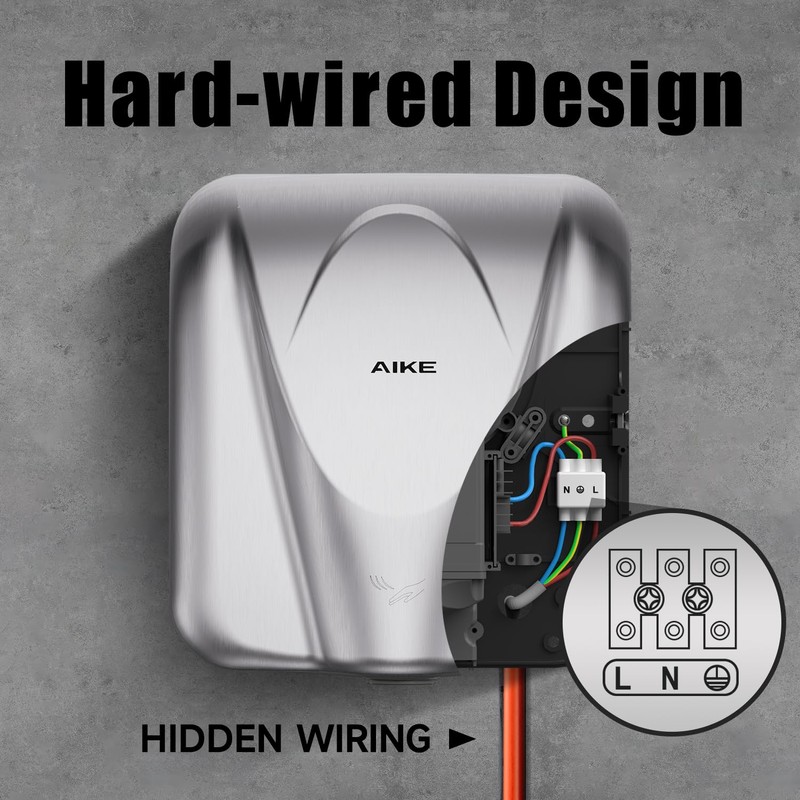 AIKE Elephant Power Commercial Hand Dryer High Speed Auto Warm