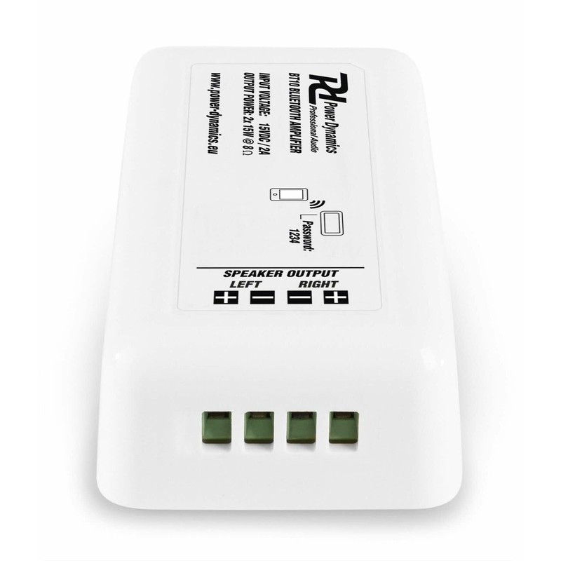 Power Dynamics BT10 Bluetooth Built-In Amplifier - 2 x 15