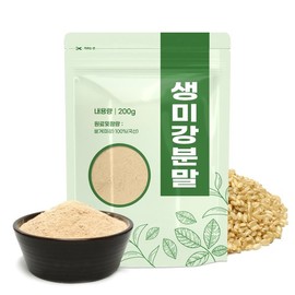 Jayeoncho 생 미강 가루 800g (200gx4개) 국산 쌀겨 분말 Raw Rice Bran Powder 800g (4 packs of 200g) Domestic Rice Bran Powder