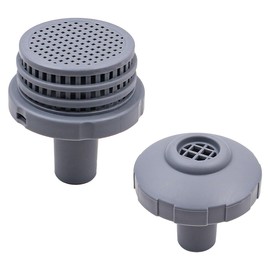 Alnicov Swimming Pool Water Jet Connector Kits with Outlet Strainer, Inlet Nozzle and Hole Plug with 1.25" Connectors