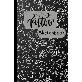 Tattoo Sketch book: A Large Square Sketchbook with Blank Graph Paper and White Paper - 120 Pages ( 6x9) for Drawing, Sketching, and Recording Creative Ideas Drawing, Doodling & Sketching