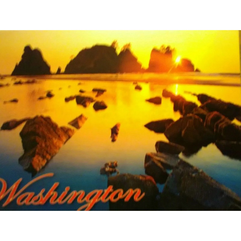 BEAUTIFUL PHOTO POST CARD SHI SHI BEACH WASHINGTON ..