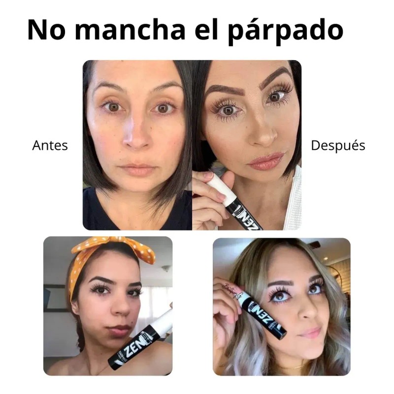 Mascara De Pestañas Zen Farmasi Con Vitamina E Rimel