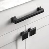 Asidrama 10 Pack 5 Inch(128mm) Matte Black Kitchen Cabinet Handles
