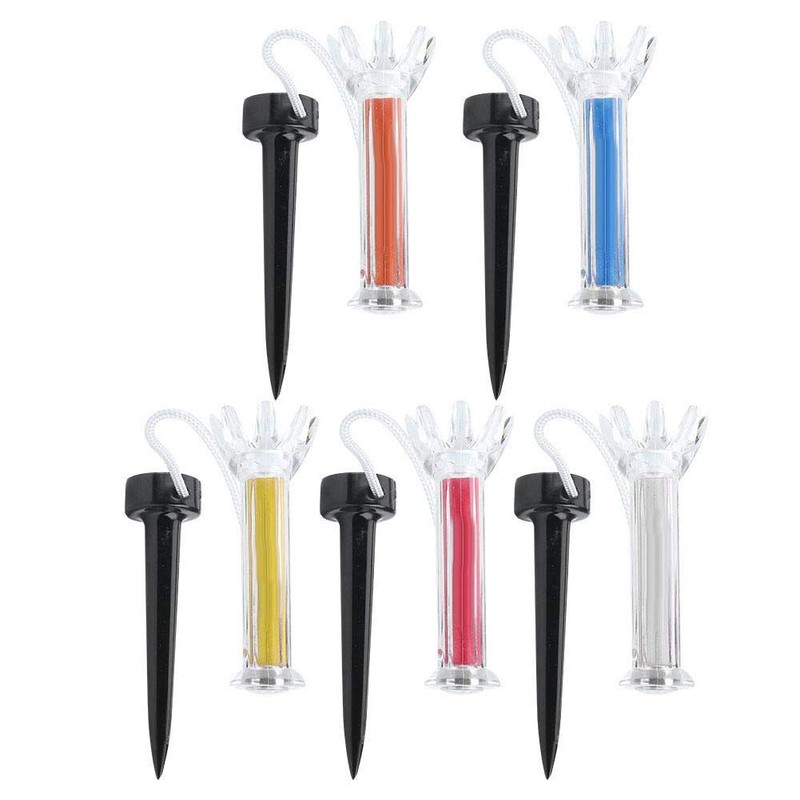 Plastic+Magnet 90mm 5 PCS Plastic Golf Tee, 5PCS Golf Accessory,