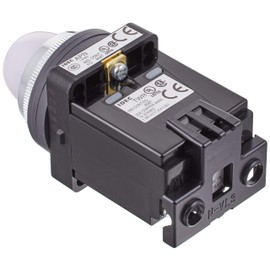 IDEC APN116DNPW Pilot Light, TWN Series, Diameter 30 mm, Round Shape, LED Illumination, AC100/110V