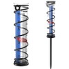 Toiclebor Rain Gauge Outdoor,Freeze Proof Plastic Tube with Black Spiral