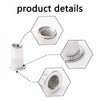 Rowiz 100 PCS M5 5mm Flat Head Aluminum Rivet Nut