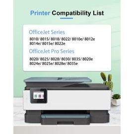 910XL Ink Cartridges Combo Pack (5-Pack, 2Black/1Cyan/1Magenta/1Yellow) Replacement for HP 910XL Ink Cartridges Combo Pack Compatible for HP OfficeJet Pro 8025e 8015e 8022e 8028e 8025 8035 Printer