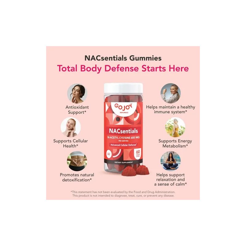 Gojoy Nac 600 Mg Gomitas Sin Azúcar