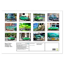 Best of Chevy - Oldtimer der Vierziger und Fünfziger Jahre (Wandkalender 2026 DIN A2 quer), CALVENDO Monatskalender