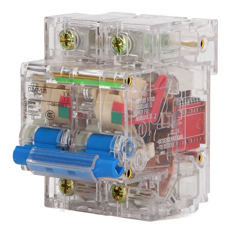 Transparent Circuit Breaker 2P High Sensitivity Easy Observation Circuit Breaker