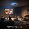 WEDIOU 150 Inch Outdoor Projector Screen: Double-Sided Anti-Crease 4K HD
