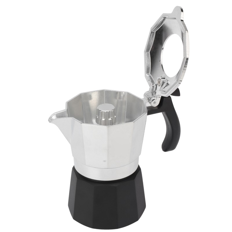 100ml Moka Pot Double Valve High Pressure Black Lower Pot