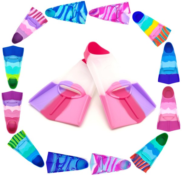 Gugmoy Limited Edition Swimming Training Fins,Comfortable Silicone Swim Fin for