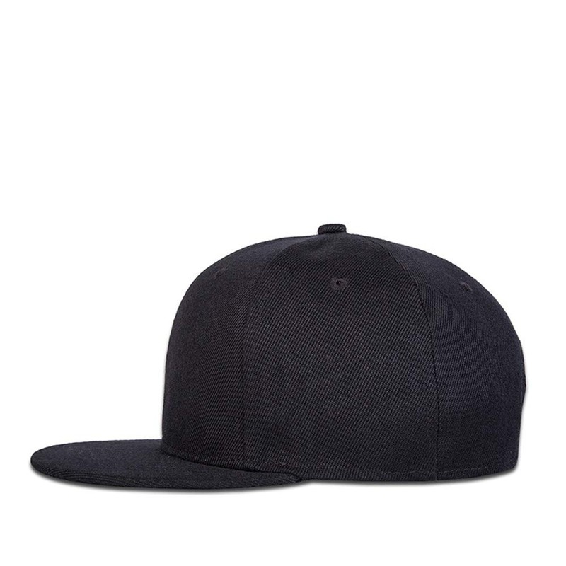 Yizhichu19900502 Unisex Plain Flat Brim Adjustbale Baseball Cap Blank Snapback
