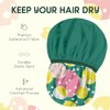 Years calm Gorro de Ducha de Lujo para Mujer, Reutilizable