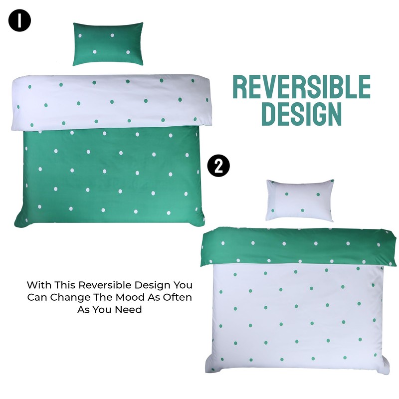 Hafaa Single Duvet Cover Set Soft Printed Bedding Set Brushed