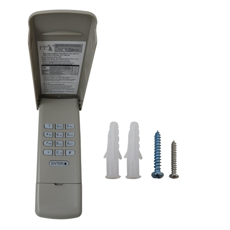 Garage Door Opener Remote Keypad for Chamberlain 248735, 248754, 48930D,