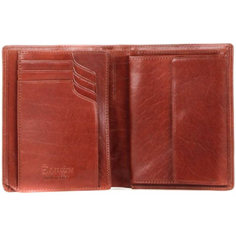 Esquire Toscana Leather Wallet Brown, Brown (Brown)