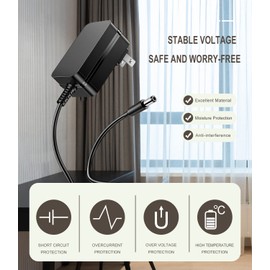 Night Owl Security Camera Power Adapter 12V 2A Compatible with 12V 1/1.5/0.5A Power Supply Cord