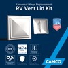 Camco Universal RV Roof Vent Replacement Kit — Fits Standard