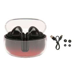 Language Translator Earbuds Bluetooth 5.3 144 Online Languages Intelligent Noise Reduction Wireless Translator Device Black Red