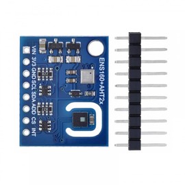 CO2 Temperature Humidity Sensor Module Air Quality Detector, ENS160+AHT21 CO2 Temperature Humidity Sensor Module Air Quality Detector