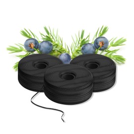 BURST Expanding Dental Floss Refills (32 Yards/3 Pack) | Juniper Berry Aroma Bobbins | Woven | Stain-Absorbing | Vegan | Paraben, BPA & Cruelty-Free
