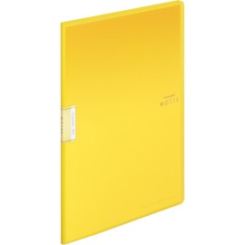 Kokuyo La-LM10Y File Clear Book MOTTE A4 10 Pocket Yellow