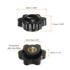 QUARKZMAN Set of 4 Star Handles M6 Internal Thread 25
