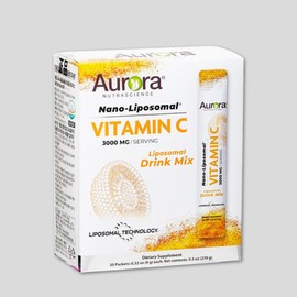 Aurora 오로라 고함량 나노 리포좀 비타민C 3000mg (분말 한 달 분) Aurora High-Potency Nano Liposome Vitamin C 3000mg (One Month Powder Supply)