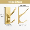 pickpiff Self Adhesive Wall Hooks for Hanging: Extra Sticky 10