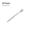 DTGN 1mm x 12mm (DxL) Clip Cotter Pins 304 Stainless