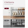 VASAGLE Shoe Rack for Entryway, 5-Tier Shoe Rack Organizer with