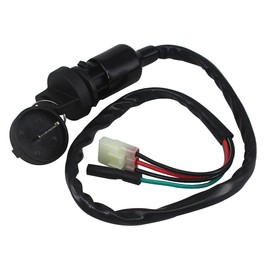 HKOO Ignition Key Switch Fit for Honda TRX250 ATV TRX250EX Sportrax 250 2006 2007 2008 Honda Recon 250TE 250TM TRX 200 Fourtrax 1990 1991 TRX 200 D Fourtrax 1991-1997