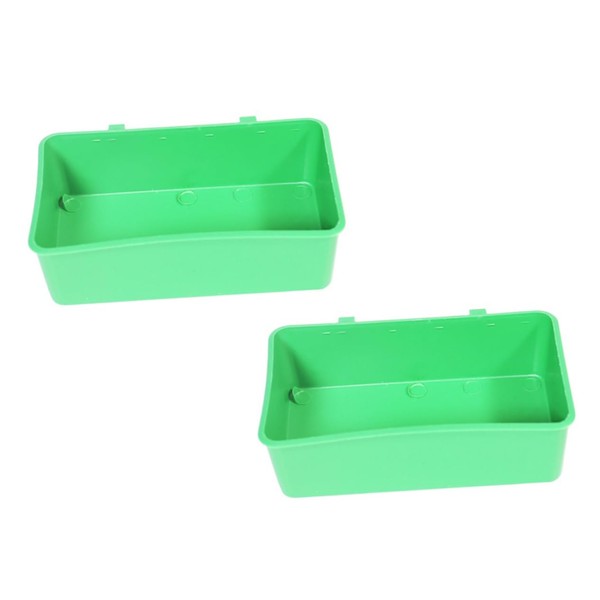 Gatuida 2pcs Parrot Bath Basin Hanging Tub Durable Pet Shower