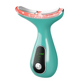 Facial Massager, Portable Face Neck Massager Wand for Skin Care at Home (Green)