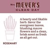 MRS. MEYER'S CLEAN DAY Liquid Dish Soap, Biodegradable Formula, Rosemary,