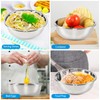 Fabnati 4 Pack Stainless Steel Mixing Bowls, 8.6 Inches Kitchen
