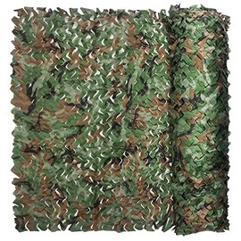 iunio Camo Netting, Camouflage Net, Bulk Roll, Mesh, Cover, Blind for Hunting, Decoration, Sun Shade, Party, Camping, Outdoor (Army Green, 49.2ftx5ft 15mx1.5m)
