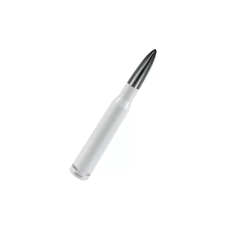 VMS Racing Gunmetal VMS White Bullet Antenna for Chevy Silverado